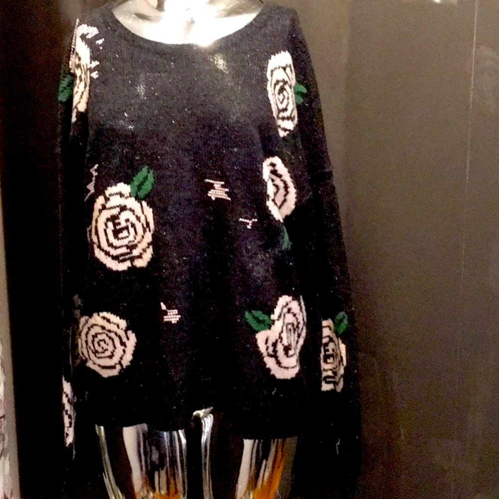 Wild Fox  Rose Sweater